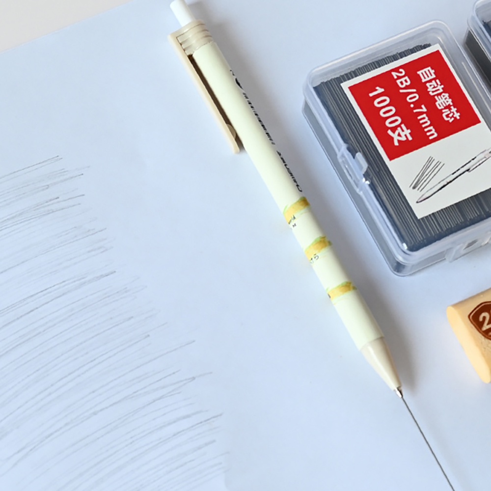 Set 1000 Ruột Bút Chì Thay Thế 0.5 / 0.7mm 2b