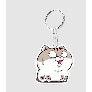 Móc khóa mèo ami bụng bự xinh xắn cute