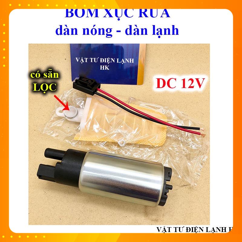 Bơm 12V xúc rửa đường ống dàn nóng dàn lạnh, sục rửa giàn máy lạnh tủ đông điều hòa vệ sinh ga tủ lạnh oto MỚI