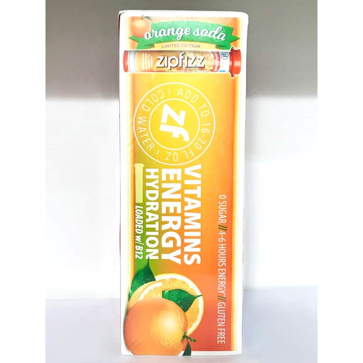 Bột Vitamin bổ sung năng lượng Zipfizz Healthy Energy Drink Mix  30 ống