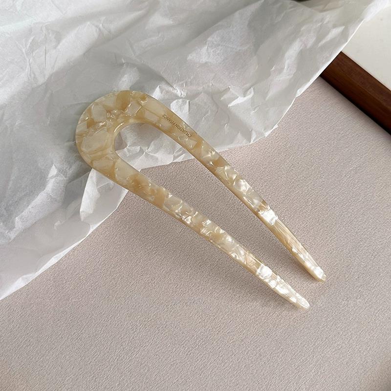 Trâm Cài Tóc Chữ u Phong Cách vintage Thanh Lịch Cao Cấp