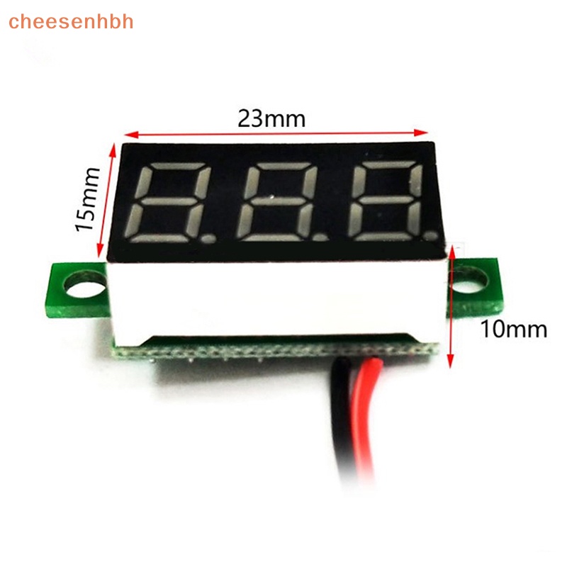 Vôn Kế Điện Tử mini 0.36 inch dc4.5v-30v Có Màn Hình led Hiển Thị Cho Xe Mô Tô vn