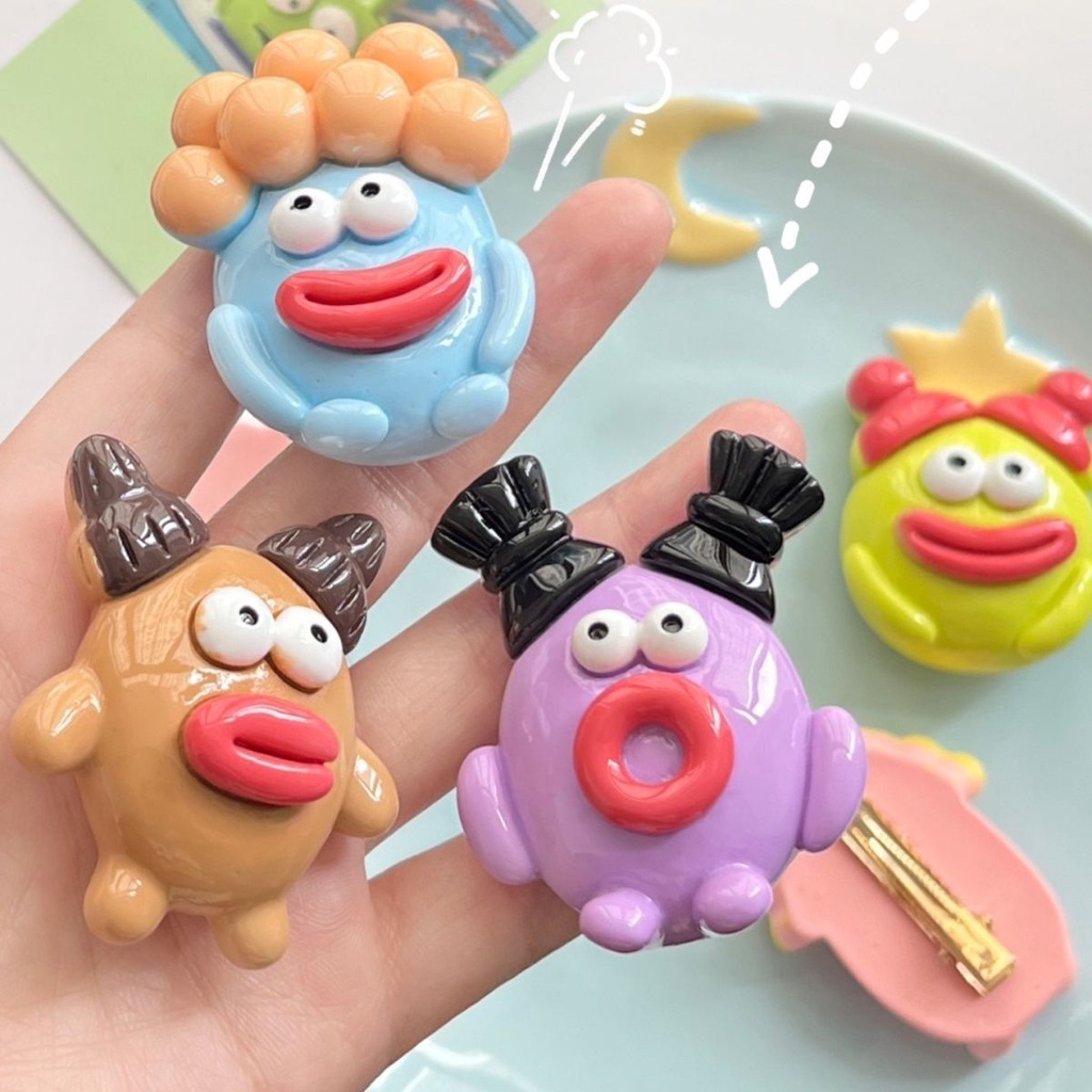 Kẹp Tóc Hình Búp Bê Hoạt Hình Xúc Xích Xuyên Thấu Dễ Thương Phong Cách Mới 2023