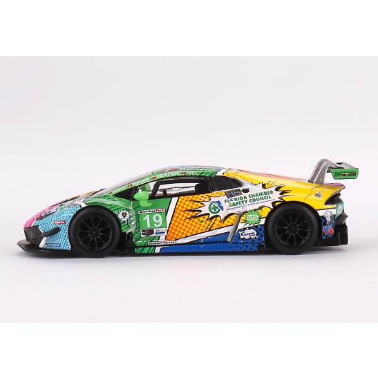 Mô hình ô tô Lamborghini Huracán GT3 EVO #19 1/64 MiniGT MGT00552