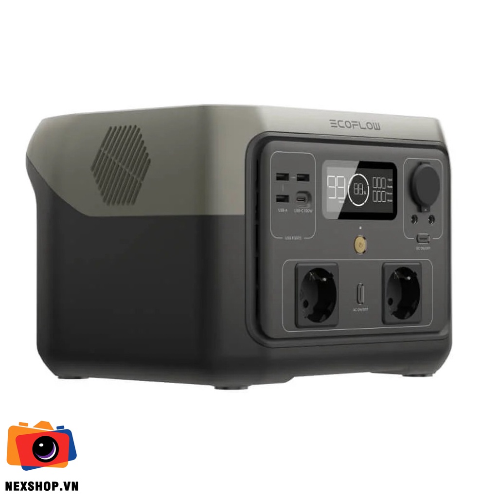 Trạm điện di động EcoFlow River 2 Max 512Wh 140,000mah | Hàng chính hãng | FullVAT | Bảo hành chính hãng 5 năm