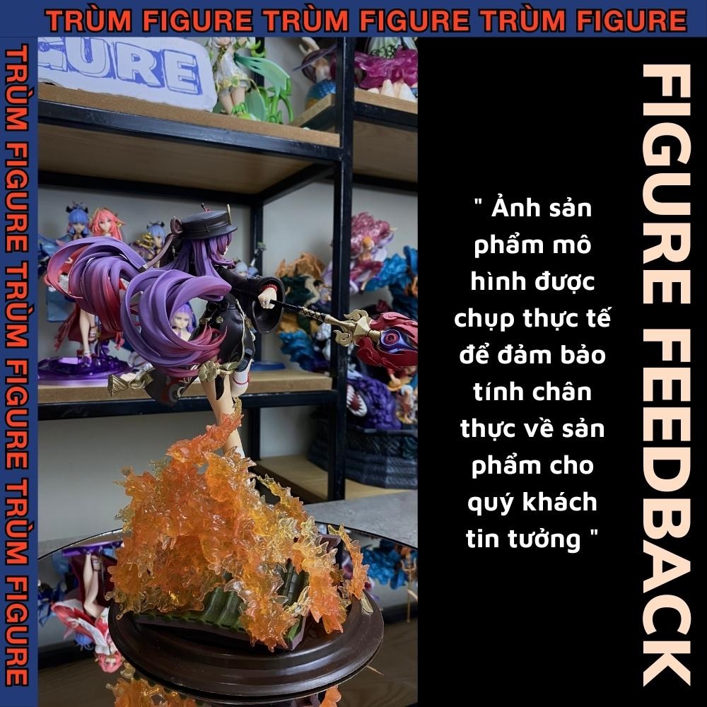 Mô Hình, Figure Genshin Impact Bé Hutao Chiến Đấu Anime, Game - Full Box Trùm Figure