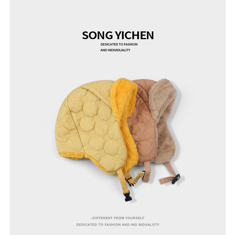 Mũ Trùm Đầu Giữ Ấm Chống Gió Chống Bay Thời Trang Mùa Đông Cho Nam Và Nữ