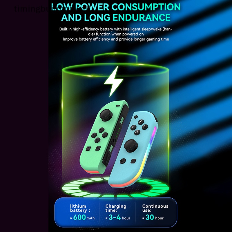 Twvn Tay Cầm Điều Khiển Chơi Game Cho switch rgb light wake-up Trái Phải