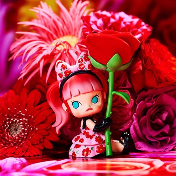 ★Đồ Chơi Nhân Vật hgtoys hgtoys hgtoys★  [] Búp Bê popmart molly x Hoa Thần Bí Trang Trí Hộp Bí Hợp Thời Trang Làm Quà Tặng