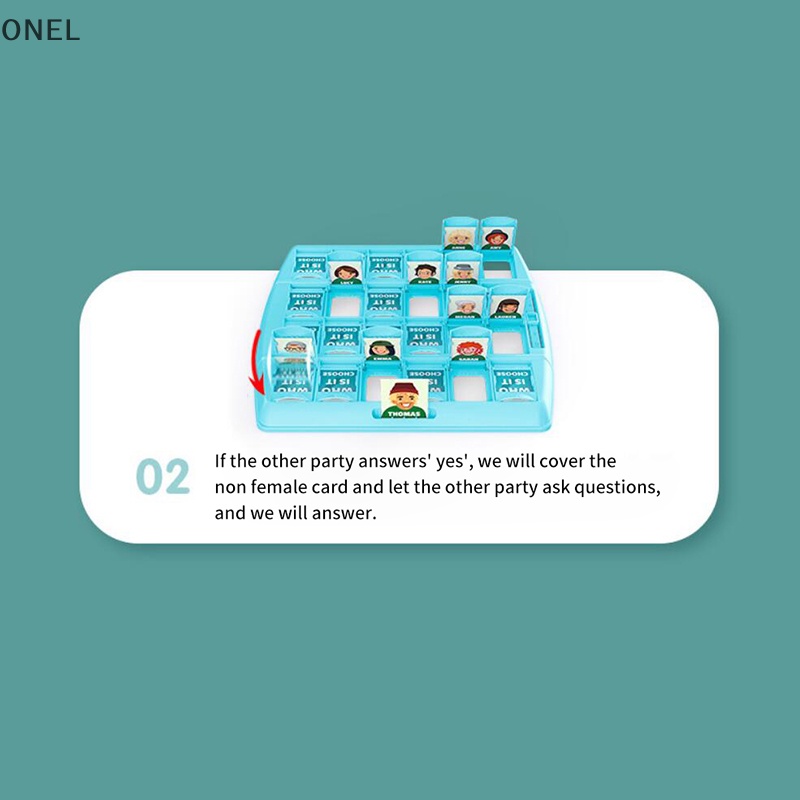 Bộ Đồ Chơi board game onel who is it family Đoán Bàn Vui Nhộn montessori Giảm Căng Thẳng