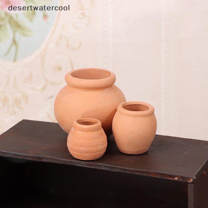 1 Hũ Đất Sét mini Trang Trí Nhà Búp Bê