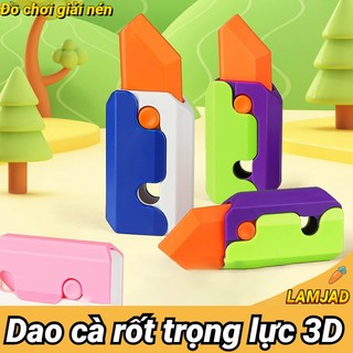 Mới 3d trọng lực dao cà rốt đồ chơi sống động hoạt hình cà rốt đàn hồi đồ chơi mini dễ thương đồ chơi dao cà rốt-lamjad