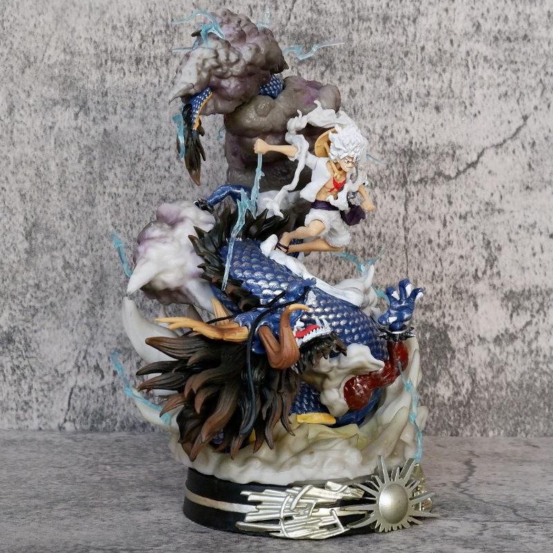 Mô hình Luffy Gear 5 đấm Kaido siêu ngầu cao 23cm - Mô hình One Piece