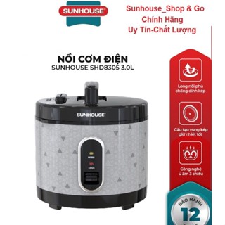 NỒI CƠM ĐIỆN 3L SUNHOUSE SHD8306 Hàng Chính Hãng 100%