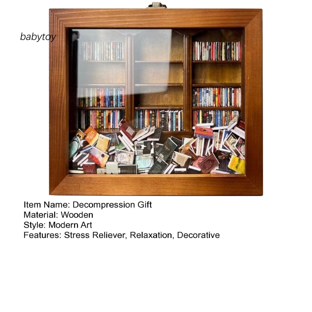 Kệ Sách Thư Viện Giảm Căng Thẳng Bằng Gỗ Thích Hợp Làm Quà Tặng Giảm Căng Thẳng Cho Thư Viện Phía Đông Nam Á - Matcha