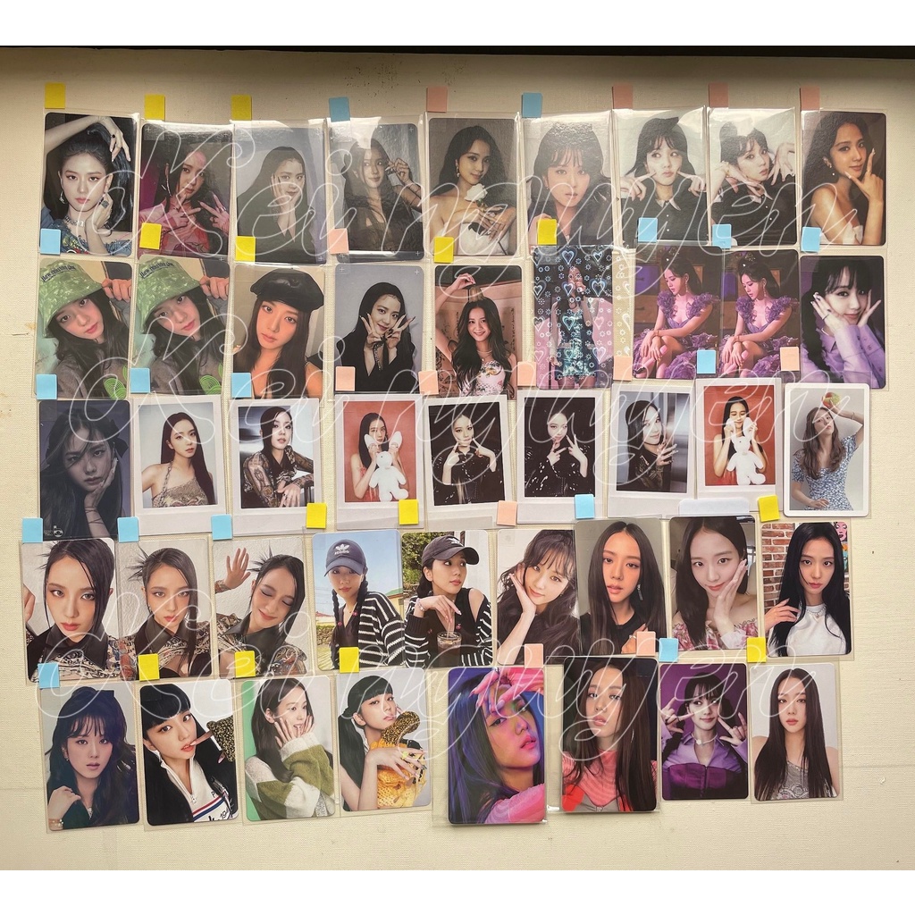 REST CARD BLACKPINK: Jisoo, Lisa, Rosé, Jennie,... nhiều era, solo, pola, mix,...