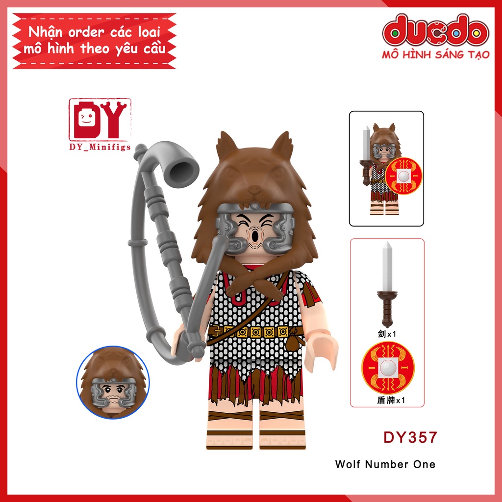 Minifigures Lính Trung Cổ La Mã - Đồ chơi Lắp ghép Xếp hình Mini Mô hình DY351 DY352 DY353 - 356 DY360 - 362