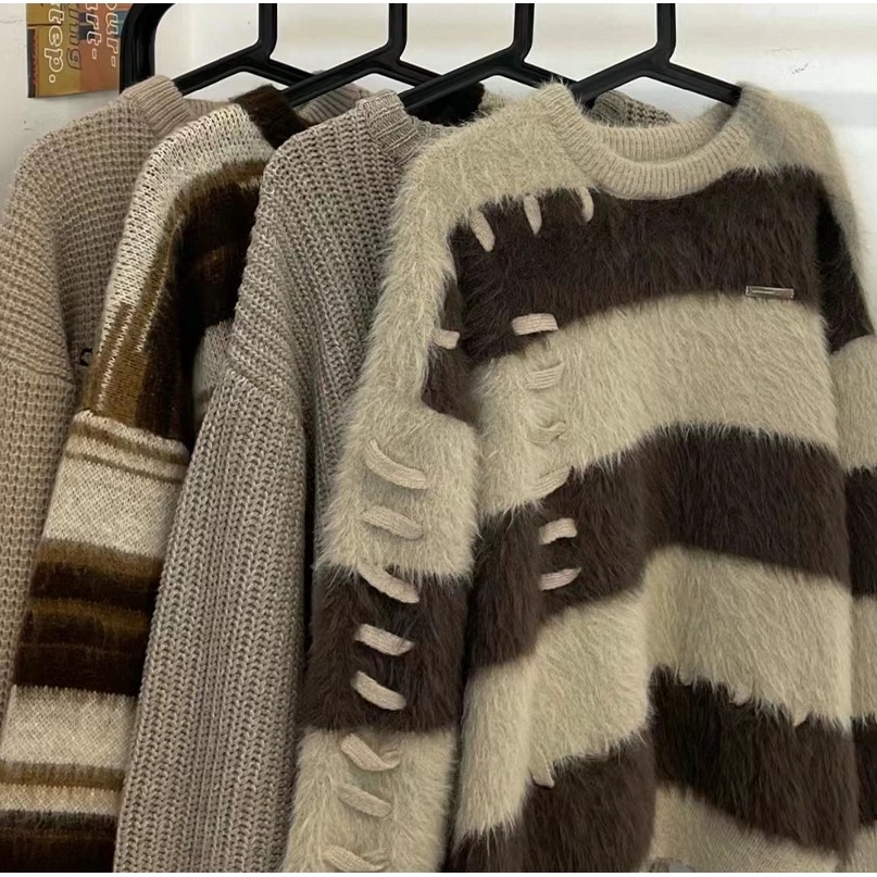 Áo Len Tay Dài Dáng Rộng Phong Cách Hàn Quốc Hàng Mới Dành Cho Bạn Nữ