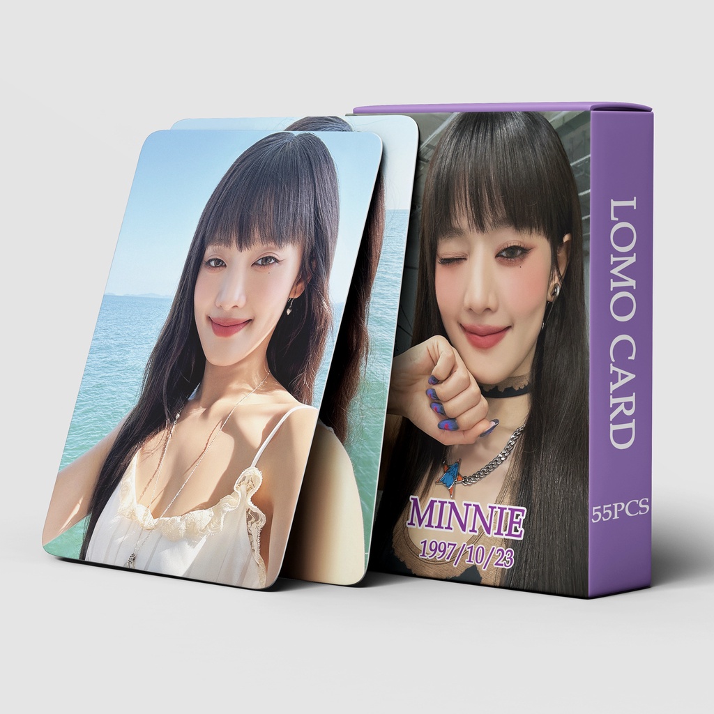 I-DLE MINNIE Heat I Want That Photocard GIDLE Lomo Card Postcard