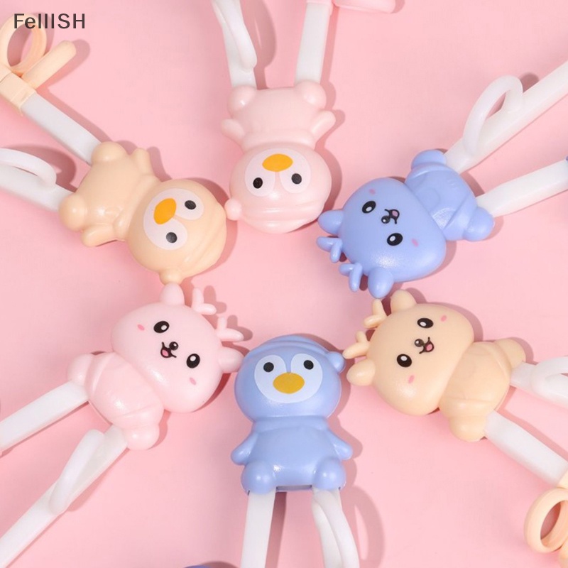 1 Cặp Đũa Tập Ăn Họa Tiết Hoạt Hình Dễ Thương Cho Bé 439br