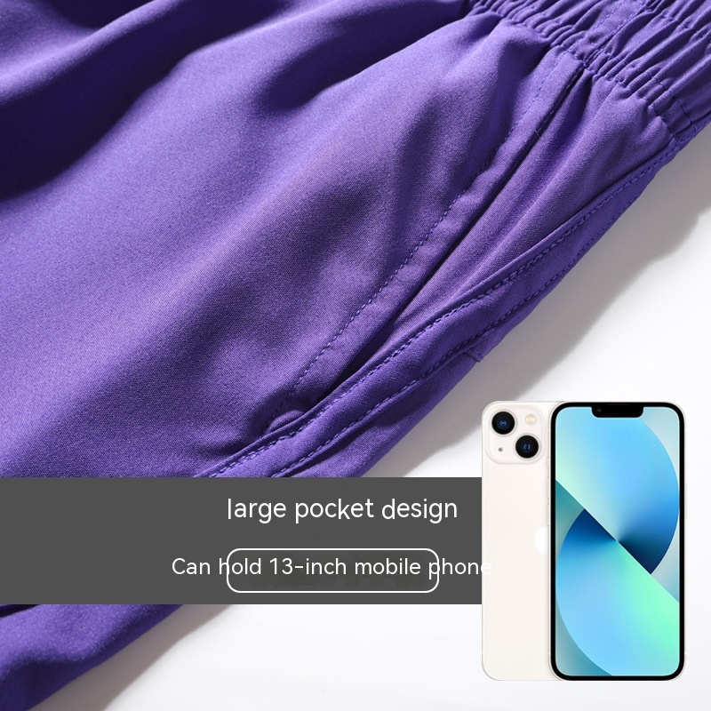 Quần Short Thể Thao Giả Hai Lớp Nhanh Khô Thời Trang Cho Nam Điện Thoại