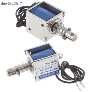 Dn jf-0826b 12v/2a 10mm 20n đẩy kéo loại mở khung solenoid châm điện gh