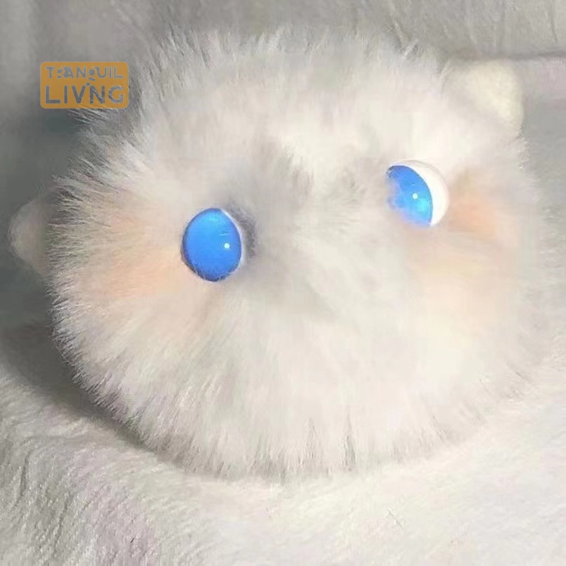 Móc Chìa Khóa Hình Búp Bê Mèo Nhồi Bông 8cm Dễ Thương Dành Cho Bé Gái / Ba Lô / Túi Xách / Trang Trí