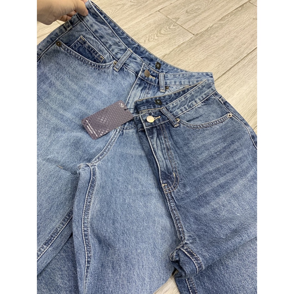 Quần Jean N.e.m Suông Cắt Lai