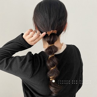 Thời Trang Dây Cột Tóc Dạng Xoắn Co Giãn Cho Nữ