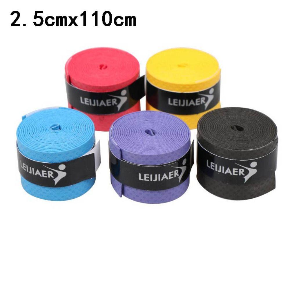 Muvako Băng Quấn Tay Cầm Vợt tennis / Cần Câu Cá Bằng pu Chống Trượt Thấm Hút Mồ Hôi 5 Màu Dày Dặn