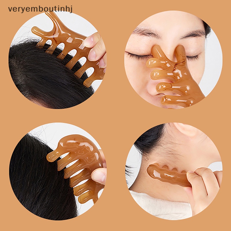 Hj Lược Chải Tóc Mát Xa Da Đầu Có Răng Lược Rộng