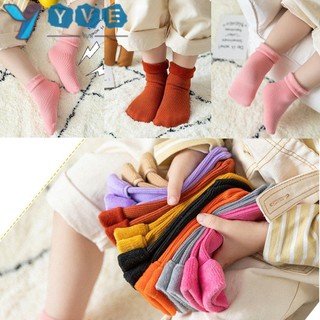 Vớ cotton len dày giữ ấm chân vào mùa đông cho bé