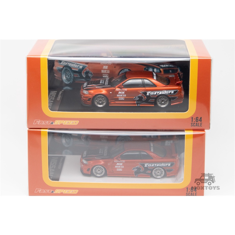 Mô Hình Xe Ô Tô Đồ Chơi skyline gt-r r34 z-Strike nfs Với Tỷ Lệ 1: 64