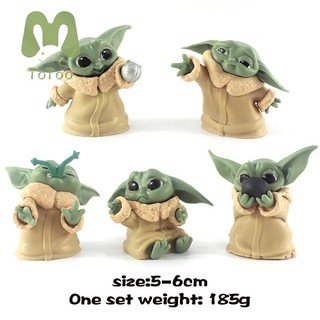 ToToo Mô Hình Nhân Vật baby yoda Trong Phim star wars Kích Thước 6-7cm