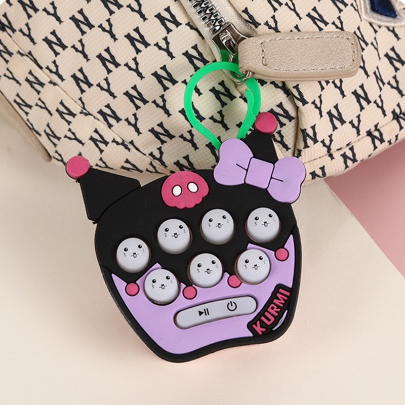 Sanrio pop Móc Khóa Máy Chơi game Cầm Tay mini In Chữ it whack-a-mole melody Dễ Thương Cho Bé