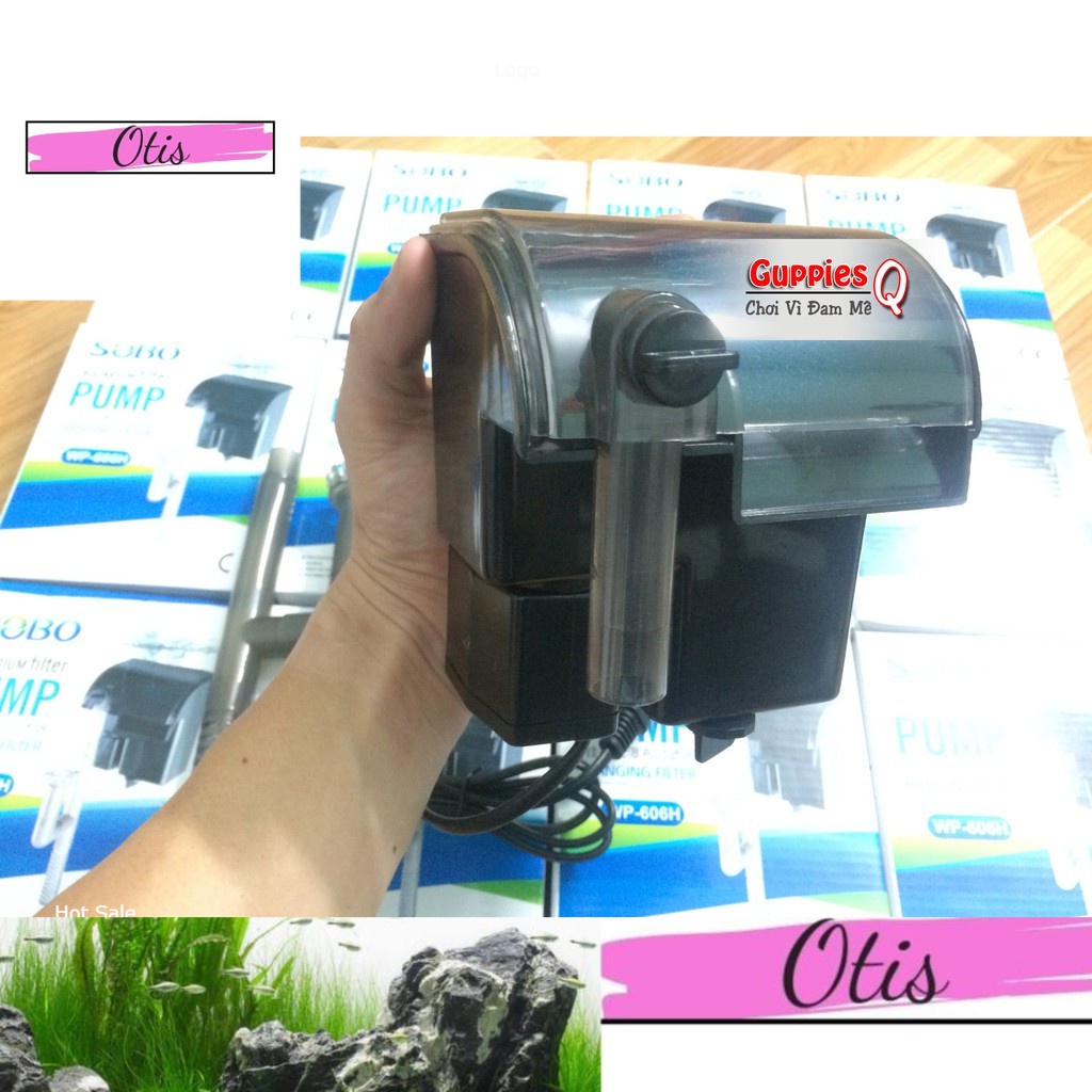 LỌC THÁC SOBO [SOBO WP-606H] Máy Lọc Thác Tạo Oxy Cho Hồ Cá SOBO