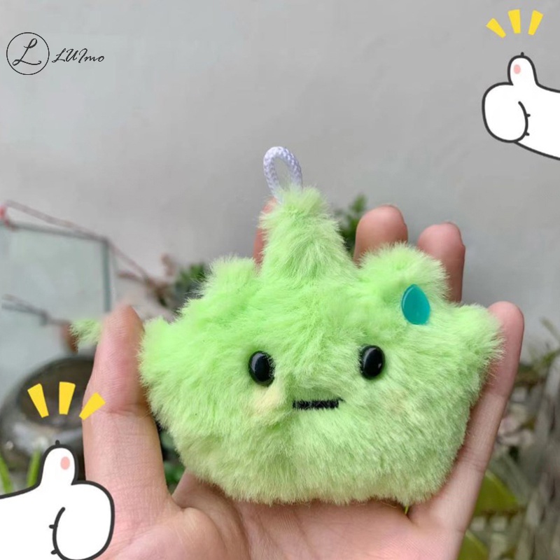 Luimo Móc Khóa Hình Cỏ Xanh Lá Nhồi Bông Dễ Thương Sáng Tạo Cho Cặp Đôi