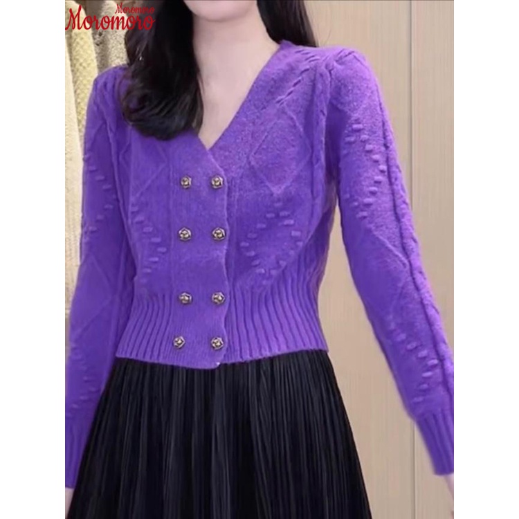 MAIFUWEI Áo Len áo khoác cardigan Thể thao Fashion Minimalist Cute WMY23B0QPF 47Z231120