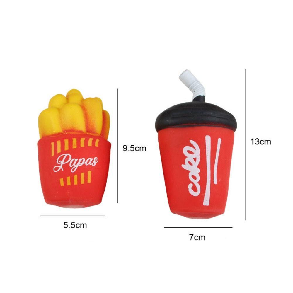 Lacyes Đồ Chơi Nắn Bóp Đàn Hồi Giảm Stress Hình cola Khoai Tây Chiên