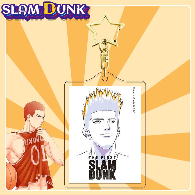 Móc khoá Anime SLAM DUNK Stars Buckle Acrylic Ryota Miyagi nhựa Acrylic hai mặt, in hình các nhân vật dễ thương