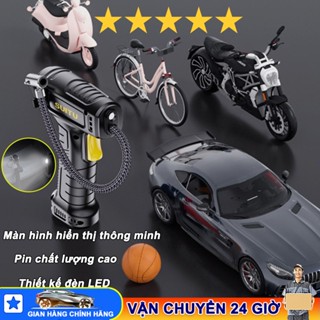 Máy bơm mini cầm tay thông minh thích hợp cho lốp xe, tự động tắt bơm ô tô theo áp suất ST-5007