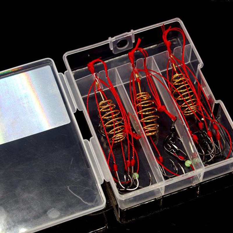 Xinghergood Hộp Đựng Lưỡi Câu Cá Có Phát Quang Nhiều Màu Đầu Lưỡi Câu Cá Nước Ngoài xhg