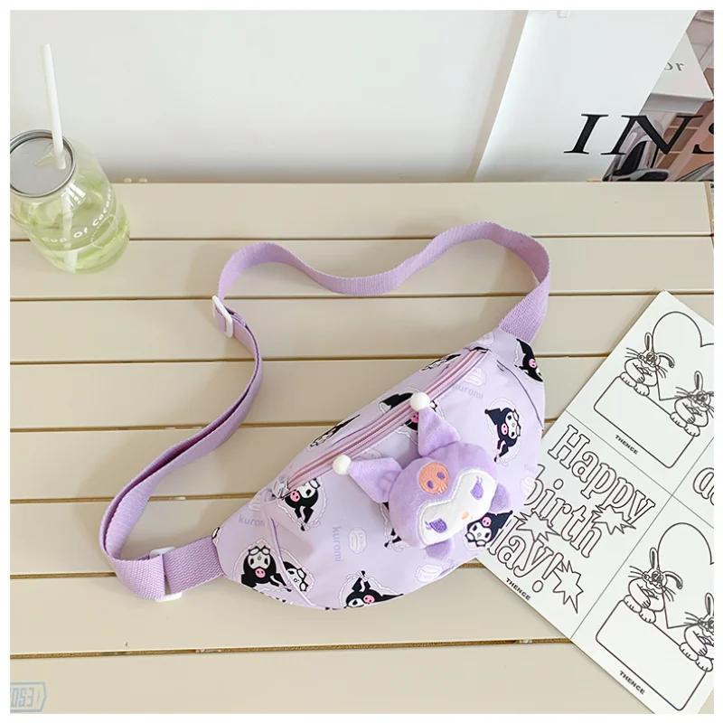 Sanrio Túi Đeo Chéo Ngực Họa Tiết Hoạt Hình Phong Cách Giáng Sinh Cho Bé