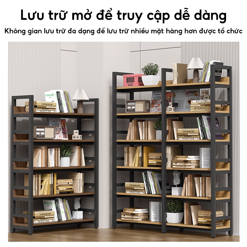 kệ sách đa năng Kệ trưng bày cửa hàng shop mỹ phẩm Kho sào kệ cho shop sắt + tấm ván | BigBuy360 - bigbuy360.vn