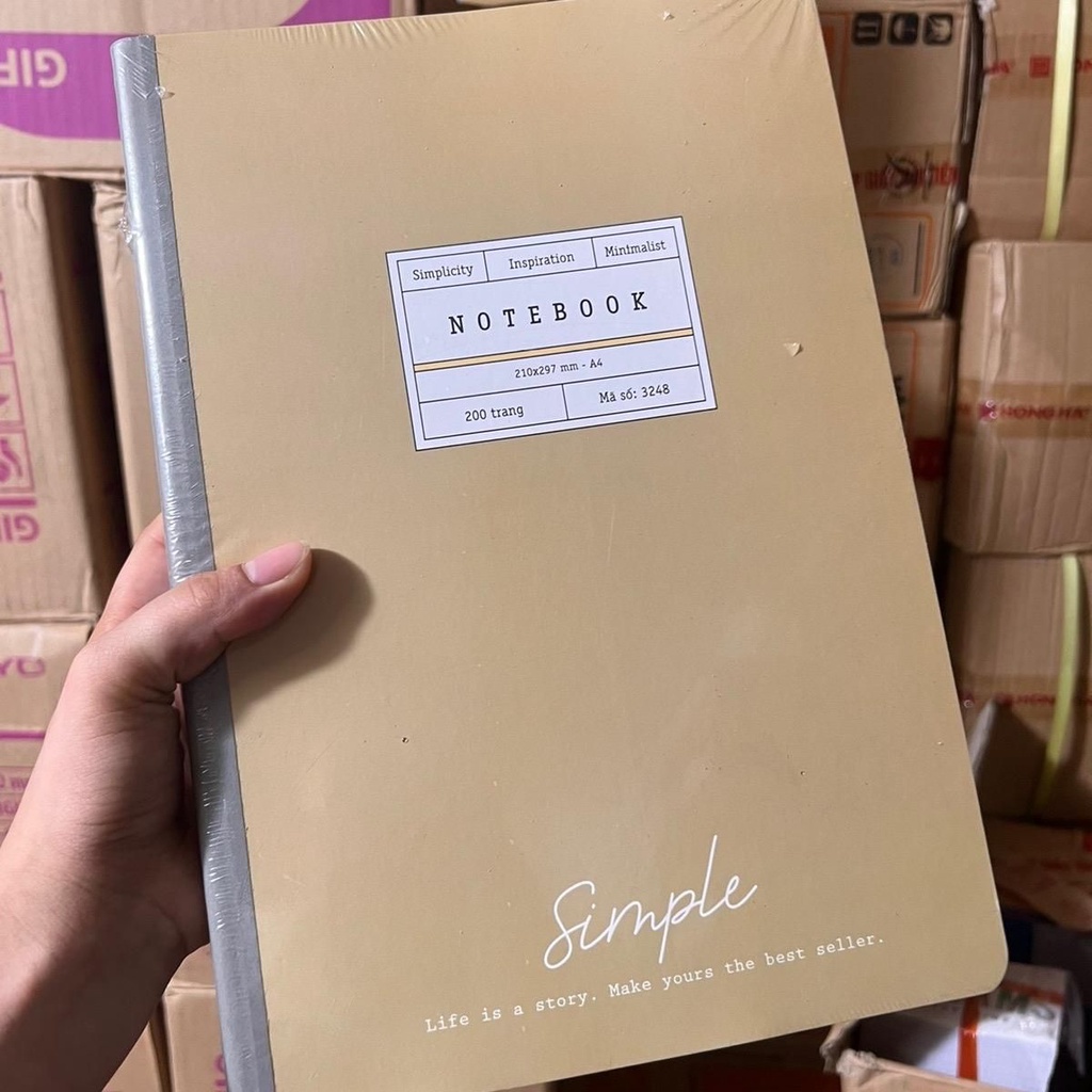 Vở kẻ ngang khổ a4 200trang