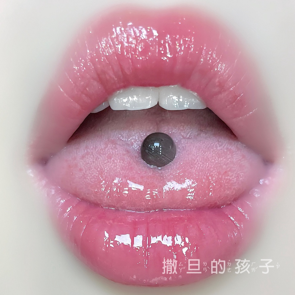 Nhẫn Bằng Thép Titan Trong Mờ Trang Trí Móng Tay / Mũi / Chai Rượu