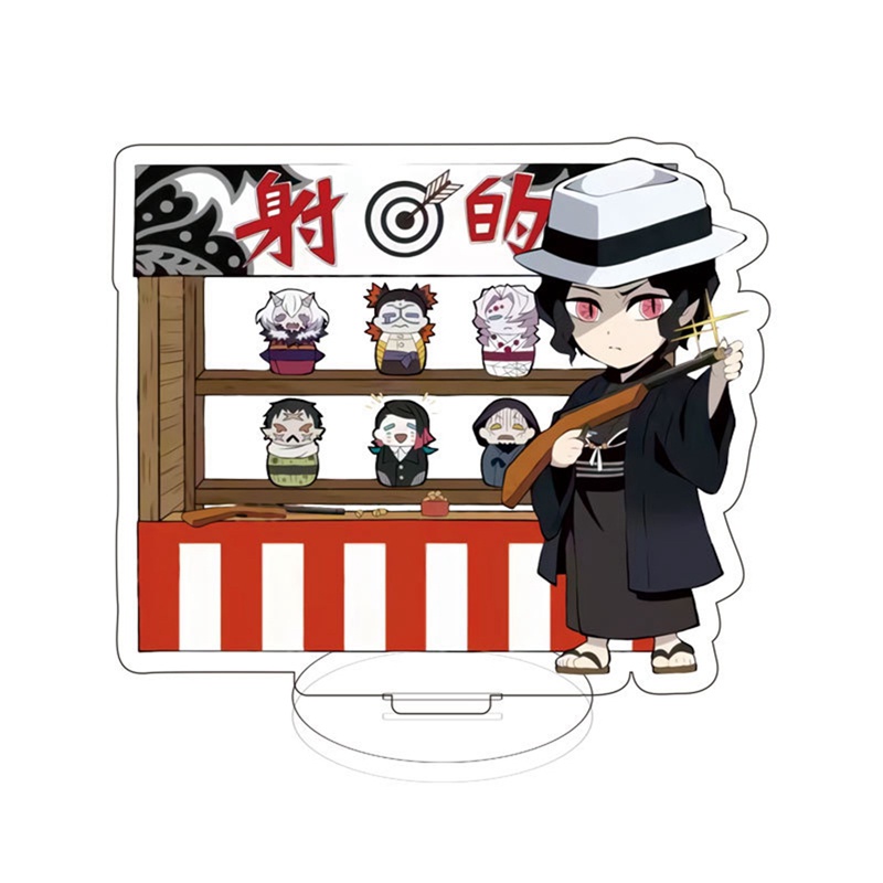Mô Hình Nhân Vật anime demon slayer Bằng Nhựa acrylic Cao 10cm Để Bàn Trang Trí