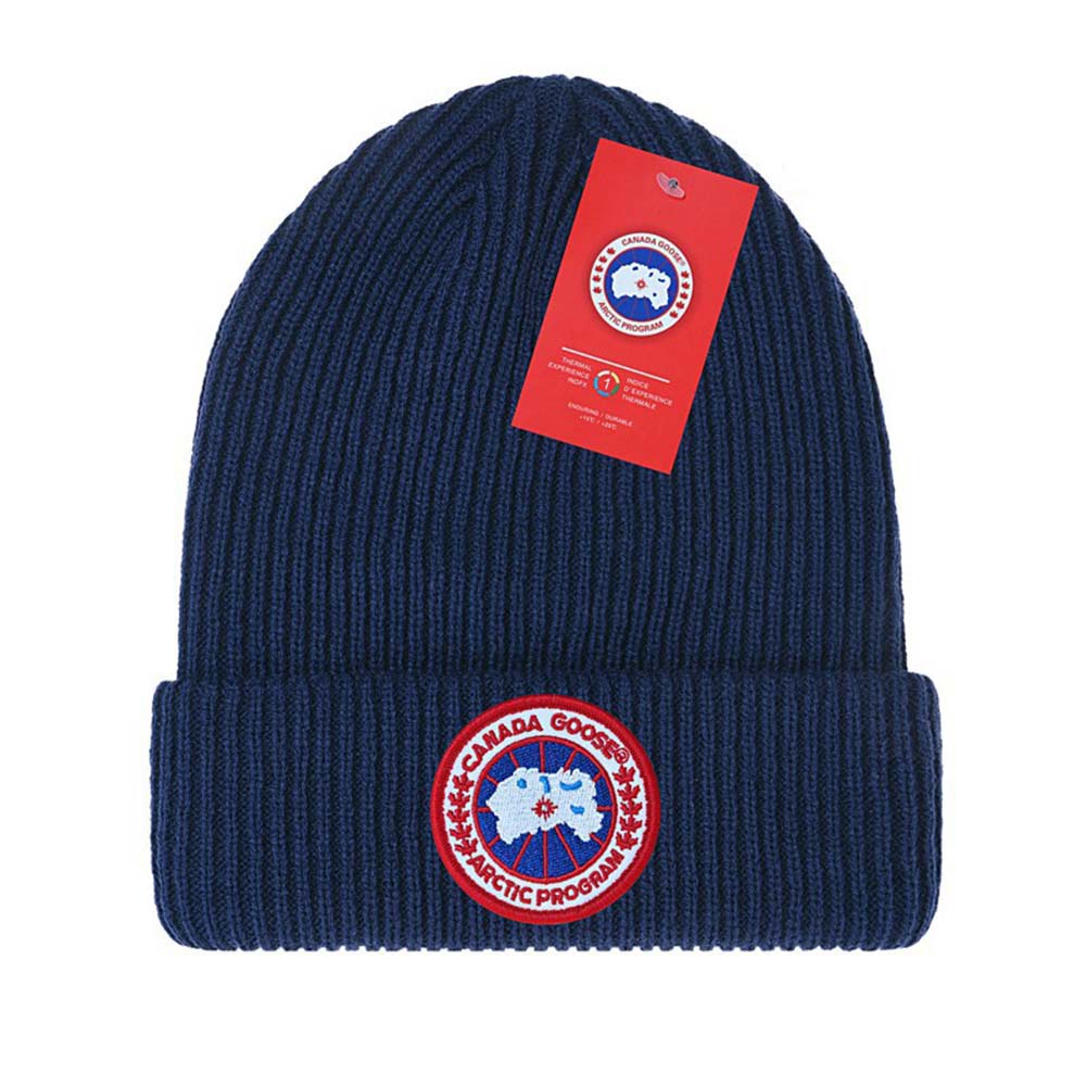 Canada Goose Logo Wool Beanie