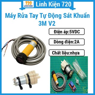 Bộ máy rửa tay tự động sát khuẩn 3M V2