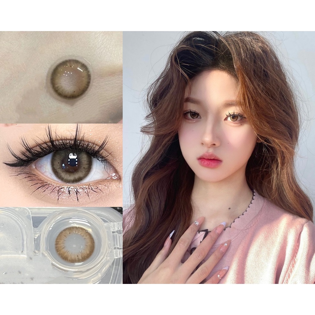 (2023.Dec.8th) Sê-Ri shtao Thương Hiệu ,booscon, 14.20mm, (Lớp 0-8.00), Tiếp Xúc Ống Kính (Nâu)